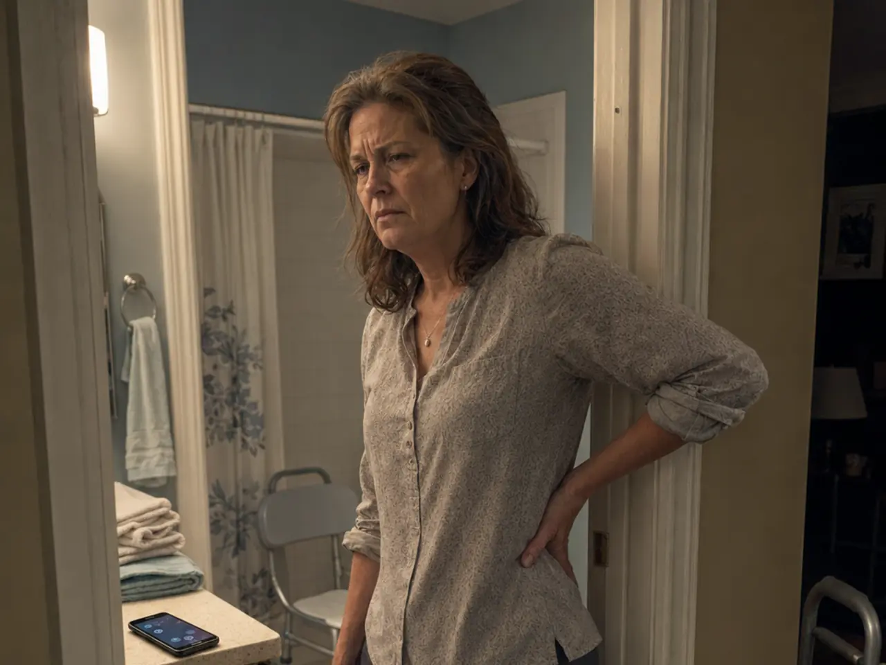 Family caregiver reviews a safer cleaning routine